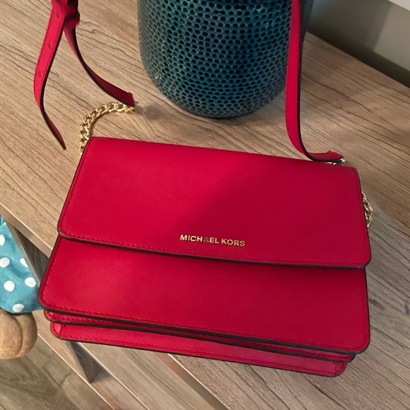 Michael KORS cross body bag/ red - Picture 2 of 4